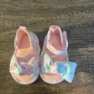 First Steps infant sandals/crib shoes - size 0-3 mths - NWOT